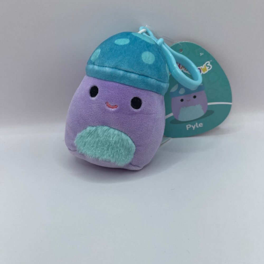 NWT Squishmallow 8" Pyle the Mushroom Clip